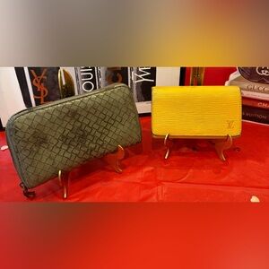 COBBLER DREAM! 1 LV EPI WALLET & 1 Bottega Venette 
Both have a lot of life left